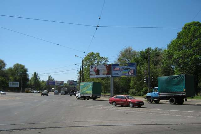 Щит 6x3,  ул. Балковская (Дюковский парк) - ул.Маловского (левый)