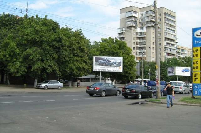 Щит 6x3,  ул. 25 Чапаевской дивизии - ул. Варненская, 20